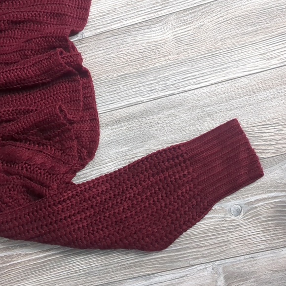 BOGO!! Fashion Nova Super Cropped Knit Turtleneck Sweater Small - Picture 3 of 3